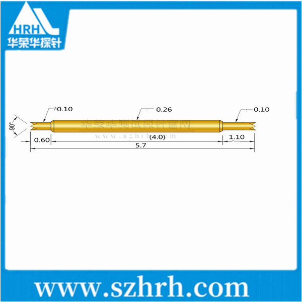 026-UU-5.7L，華榮華雙頭測試探針廠家