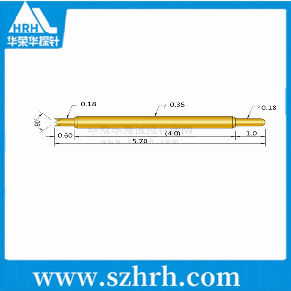 035-UJ-5.7L，華榮華雙頭測(cè)試探針廠家